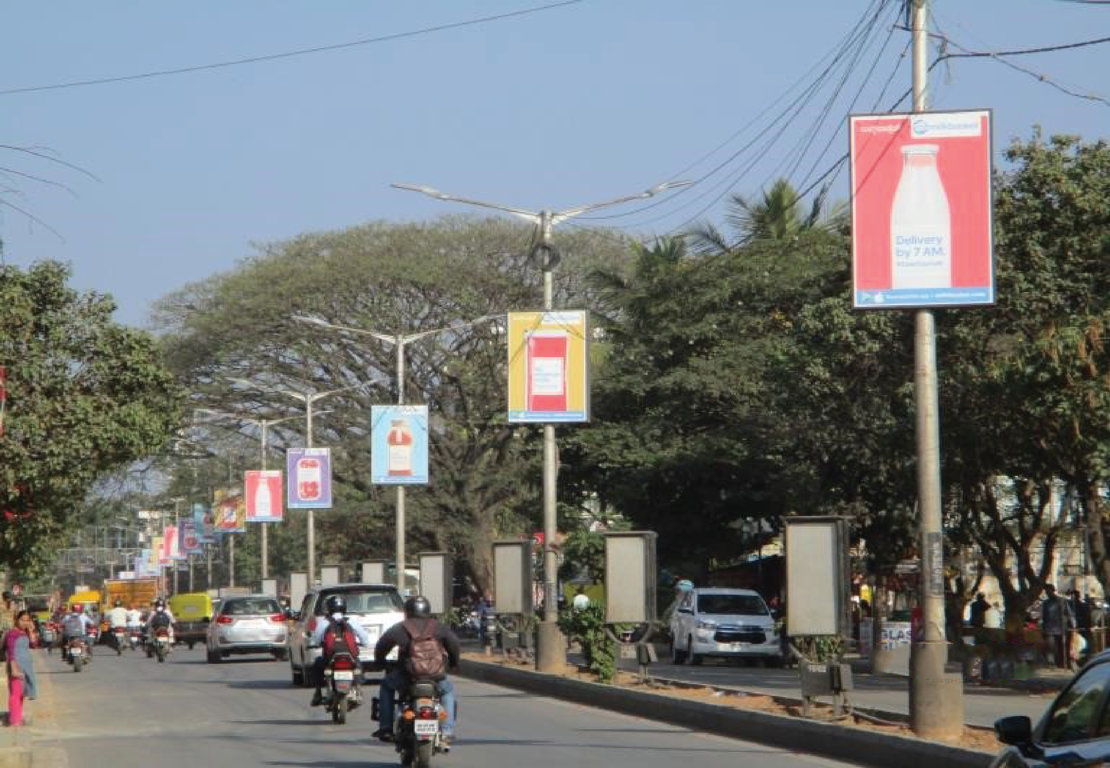 Pole kiosks at Colaba mumbai - Mumbai