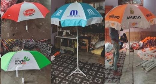 Promotional umbrellas offer shade and brand visibility, making them a smart, eye-catching marketing tool for outdoor advertising.