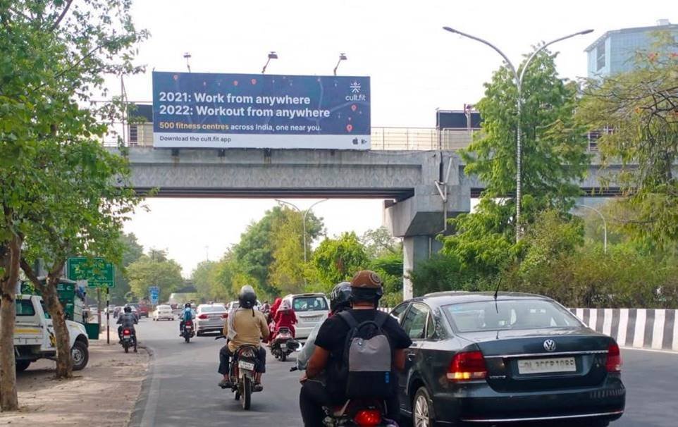 Foot Over Bridge Advertising in Film City - Noida
