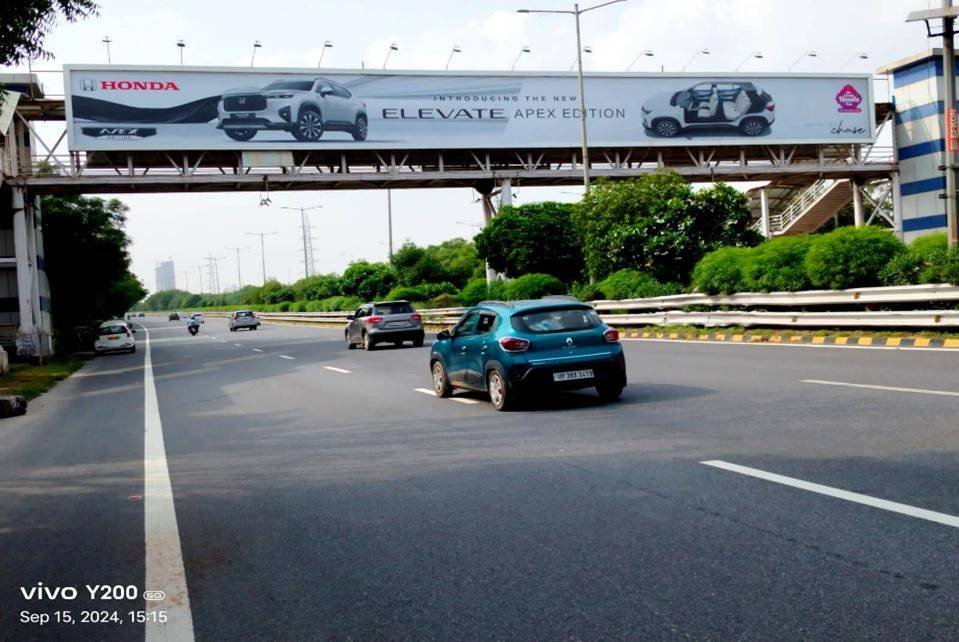 Foot over bridges Advertising in Sector 145 Expressway - Noida