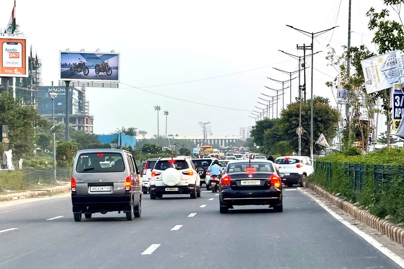 Unipole Advertising near Where Else BYOB & Cafe - Gurugram