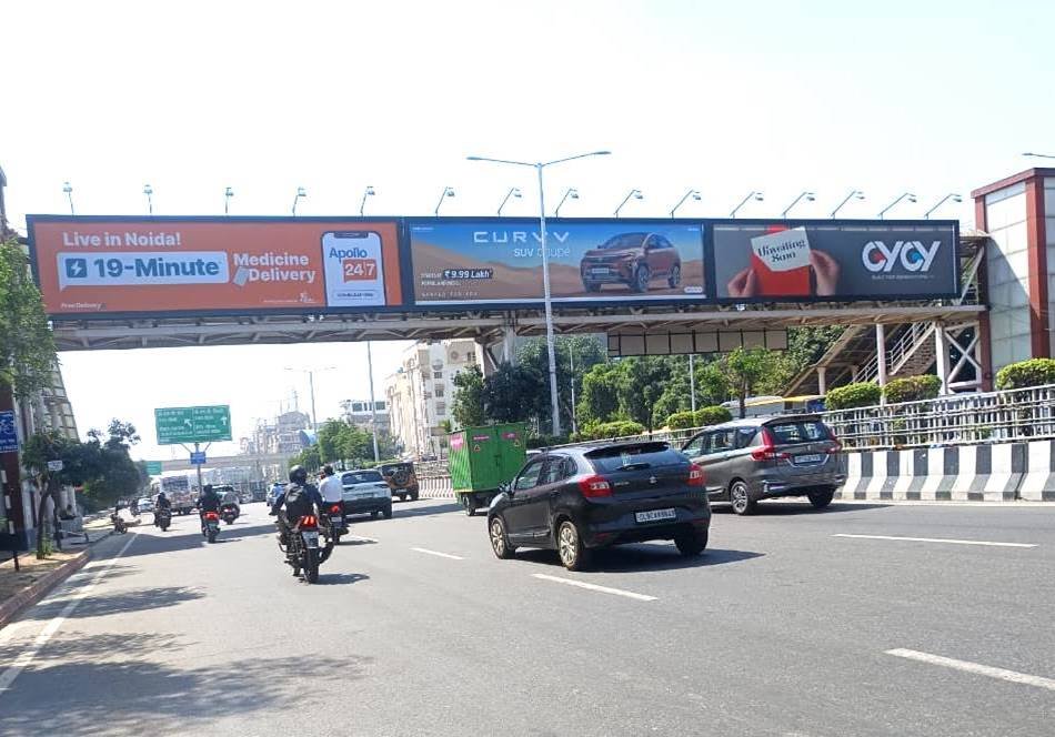 Gantry hoarding branding in Sector 27 noida - Noida