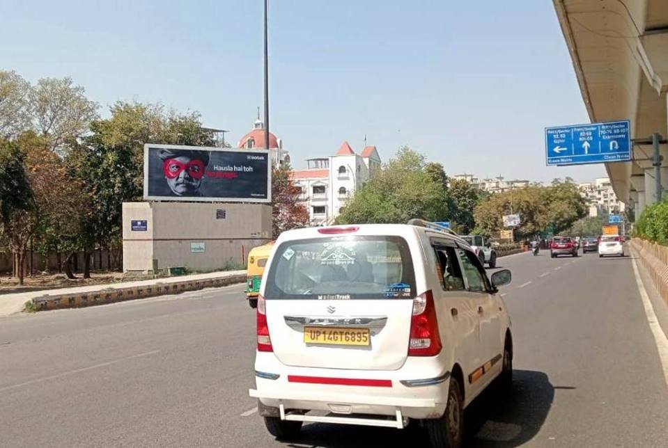Hoarding Advertising near Sai Mandir Sector 61 - Noida