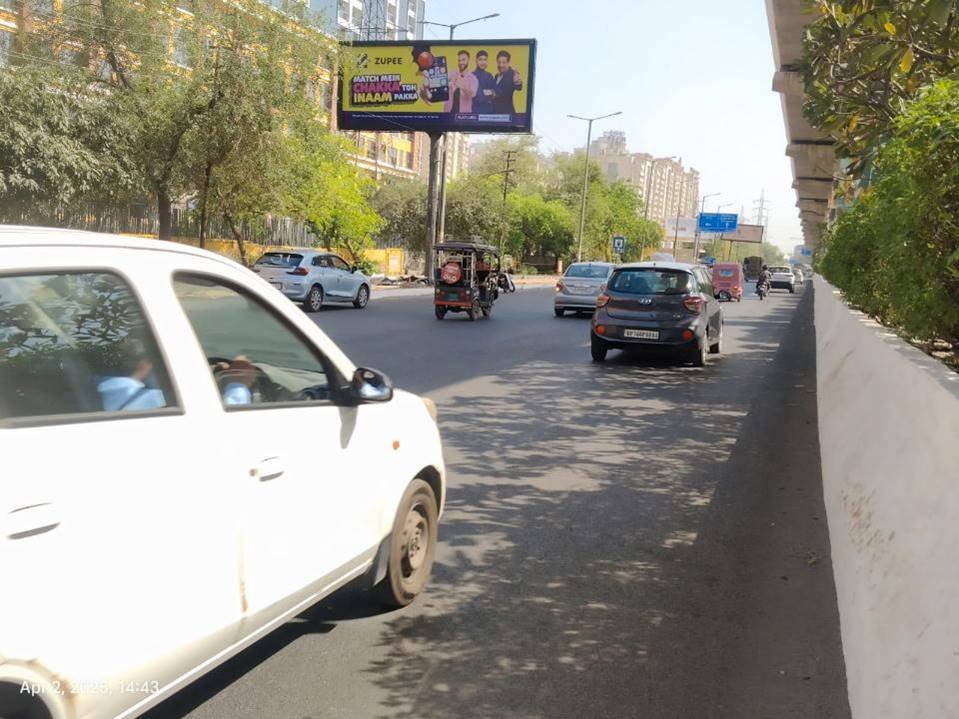 Hoarding Advertising near Spectrum Mall - Noida