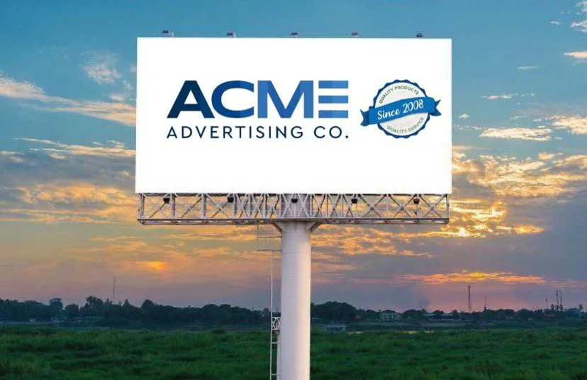hoarding companies in a busy urban area
