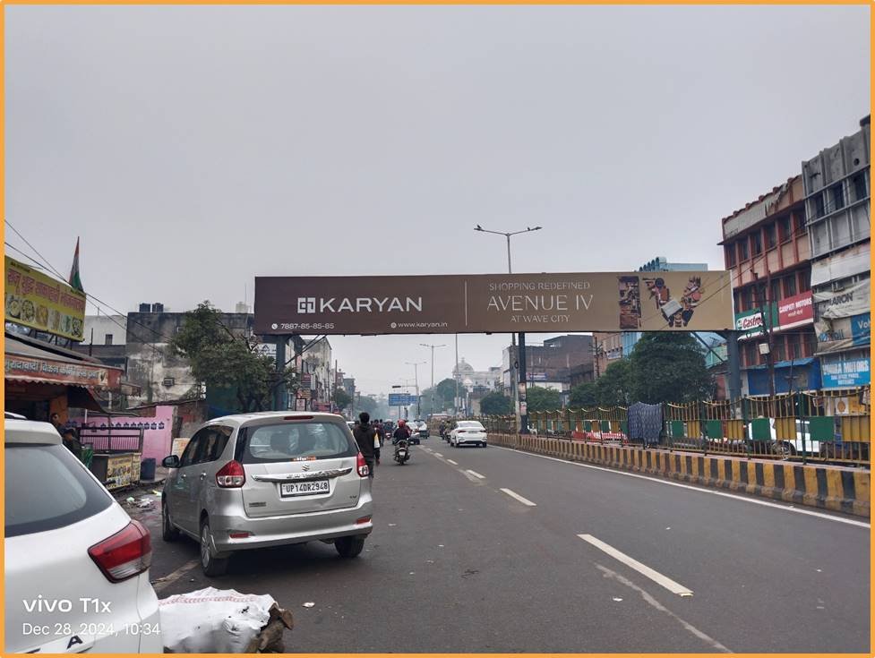 Gantry Advertising in Old Bus Stand To GT Road (Maliwara Chowk ), Ghaziabad - Ghaziabad