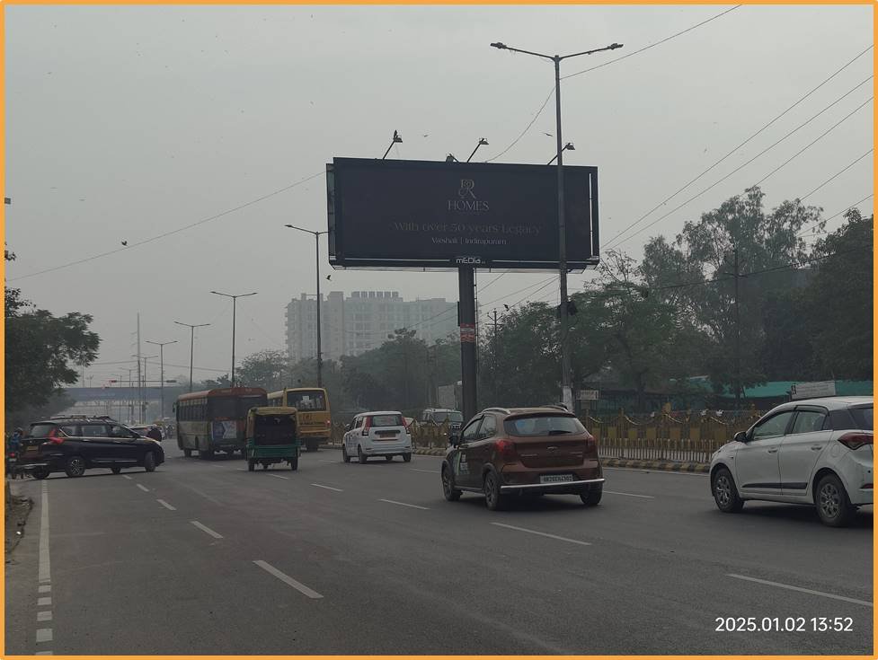 Digital billboard advertising in Indian Oil fuel pump Ghaziabad - Ghaziabad
