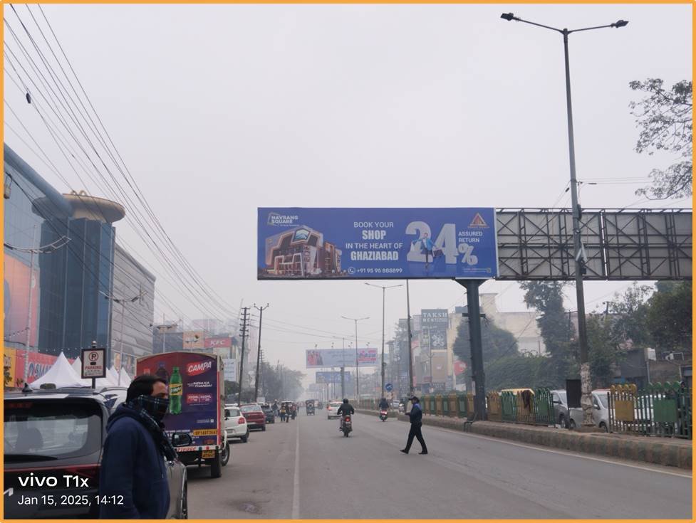 Billboard advertising in Opulent mall, Ghaziabad - Ghaziabad
