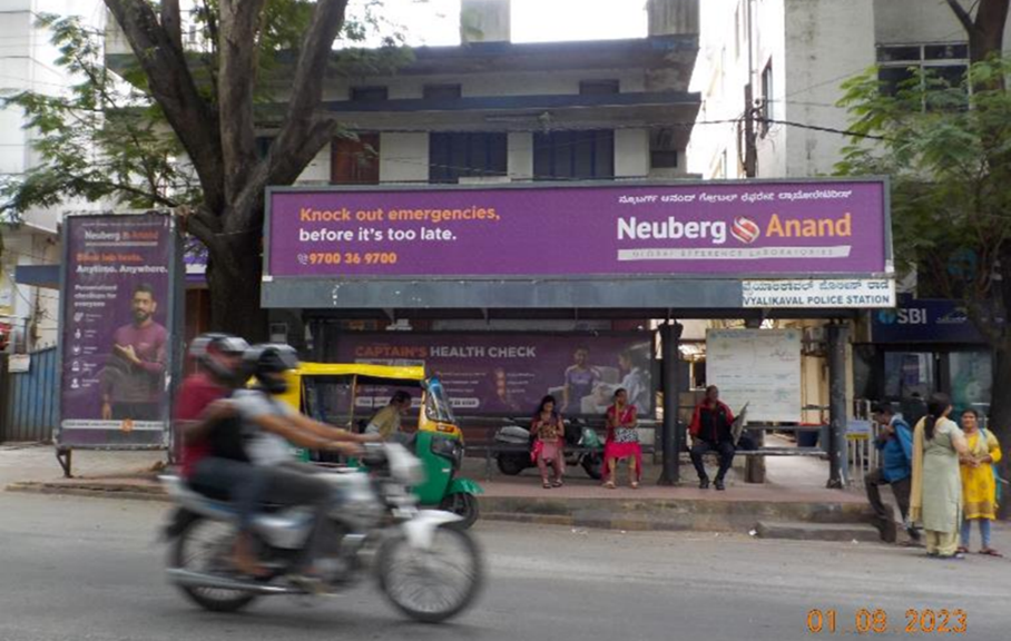 Bus Shelter Advertising in Vyalikaval - Bangalore