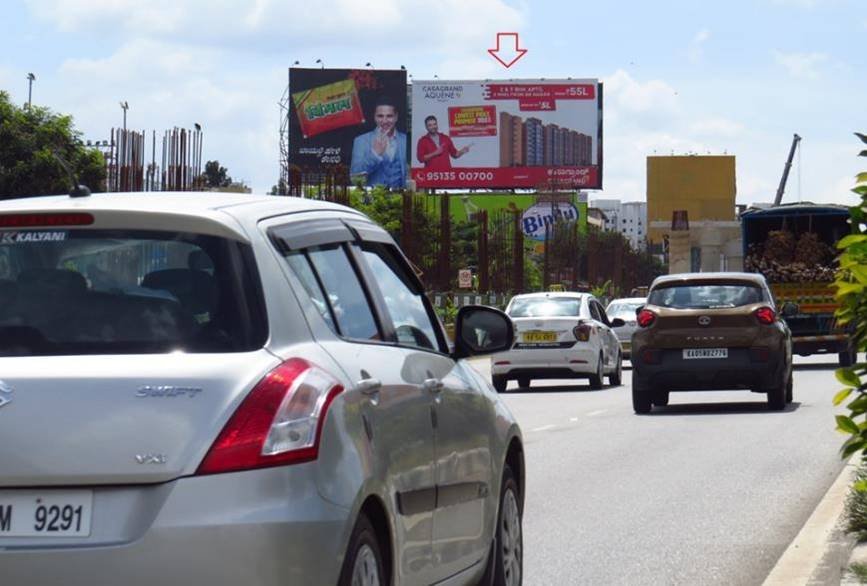 Hoarding Advertising in Airport Rd Chikkajala Beside Decathlon - Bangalore