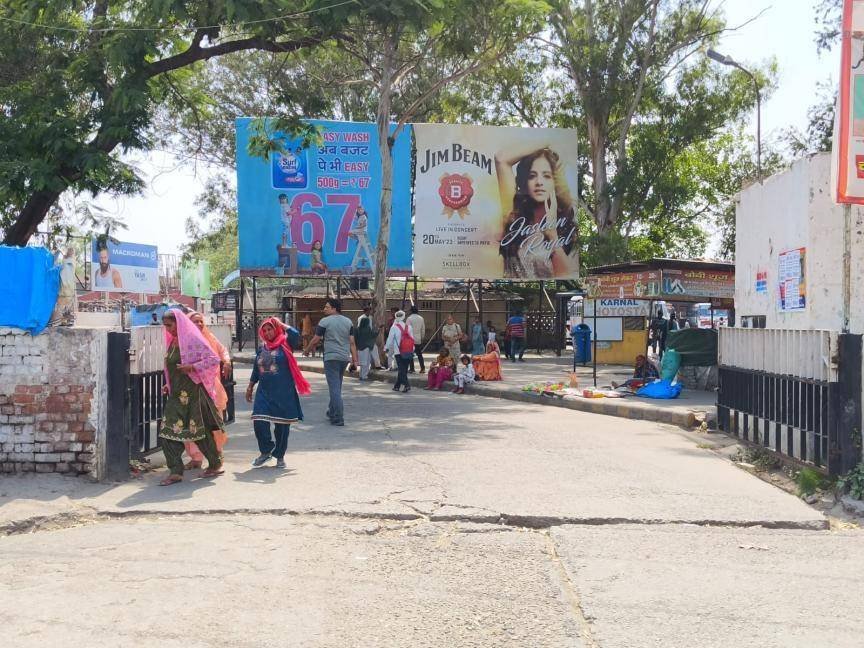 Hoarding advertising in Kunjpura Road haryana - Haryana