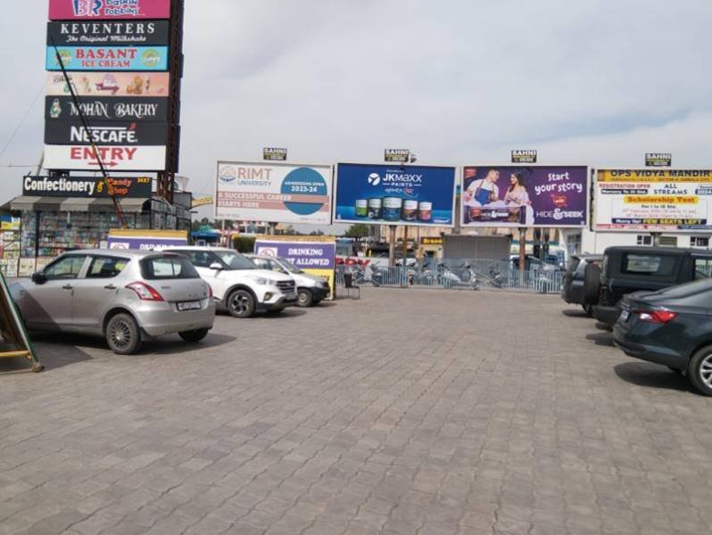 Gantry advertising in Jaggi City Center haryana - Haryana