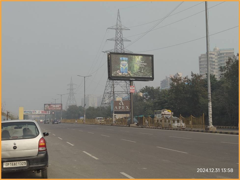 Billboard Advertising in UP Gate To Vaishali Metro Station - Ghaziabad