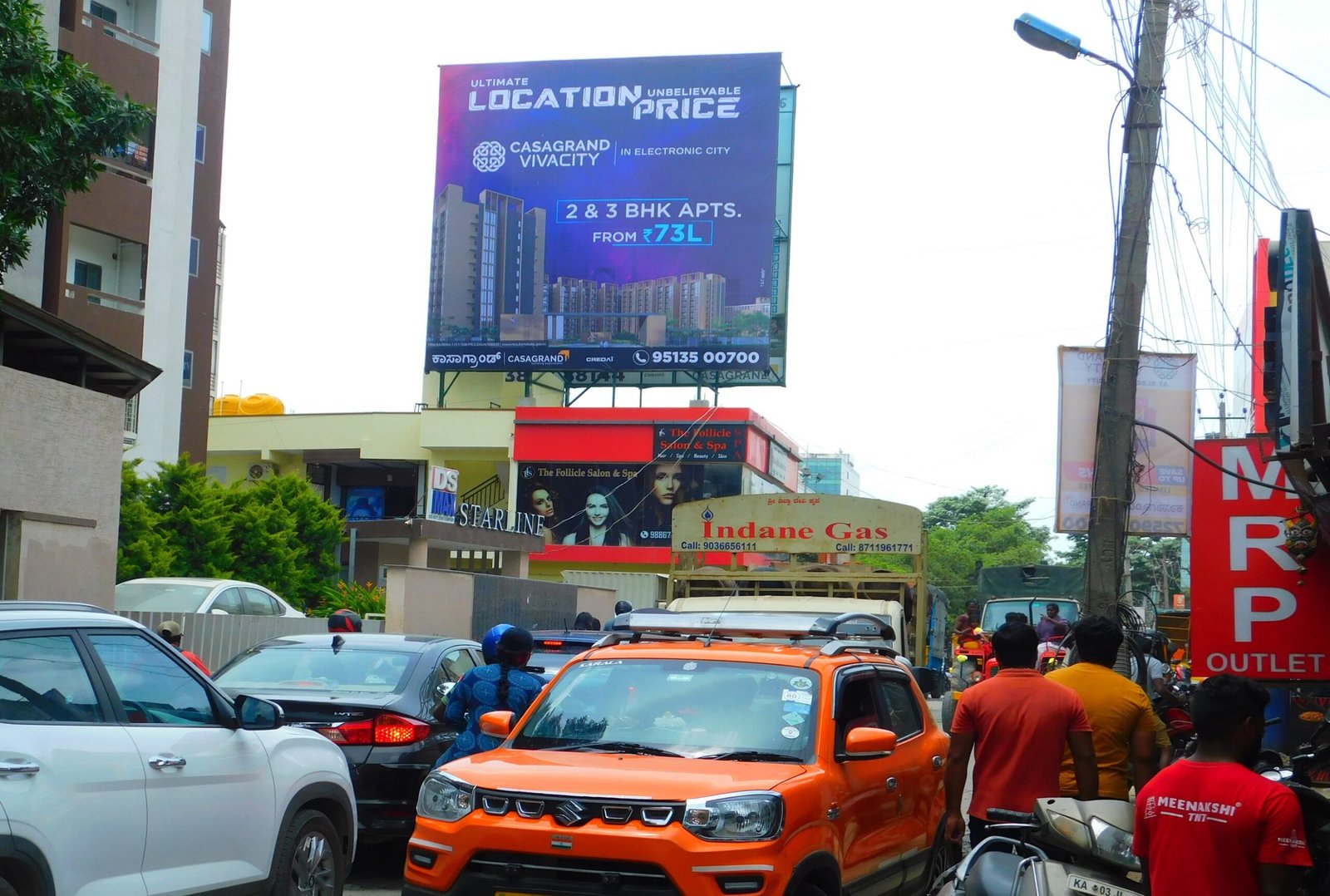 Electronic City PHASE 2 Signal FTT Silkboard & Koramangala - Bangalore