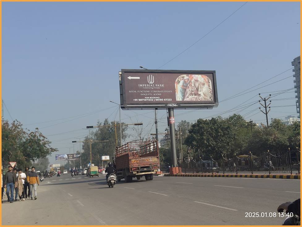 Billboard Advertising near Bikanerwala, UP Gate - Ghaziabad