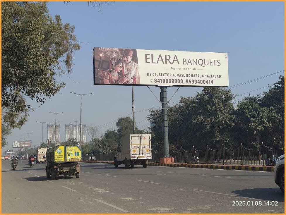 Billboard Advertising near HP Petrol Pump - Ghaziabad