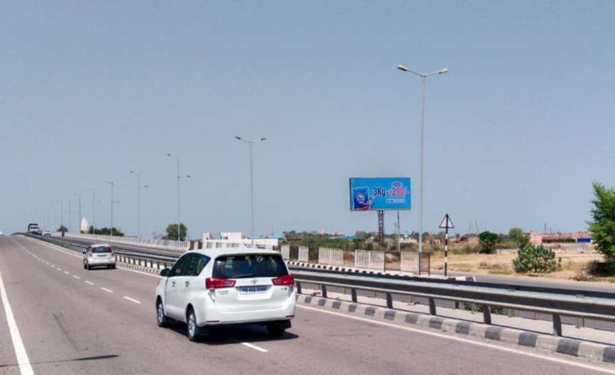 Highway hoardings in Fatehabad Khara Kheri flyover Haryana - Haryana