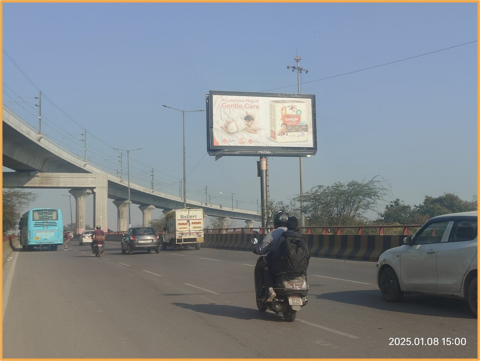 Hoarding Advertising in Mohan nagar flyover - Ghaziabad