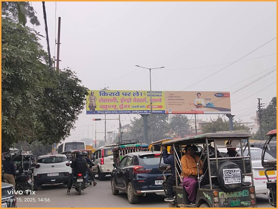 Gantry Hoarding marketing at Chudhary Mod ghaziabad - Ghaziabad