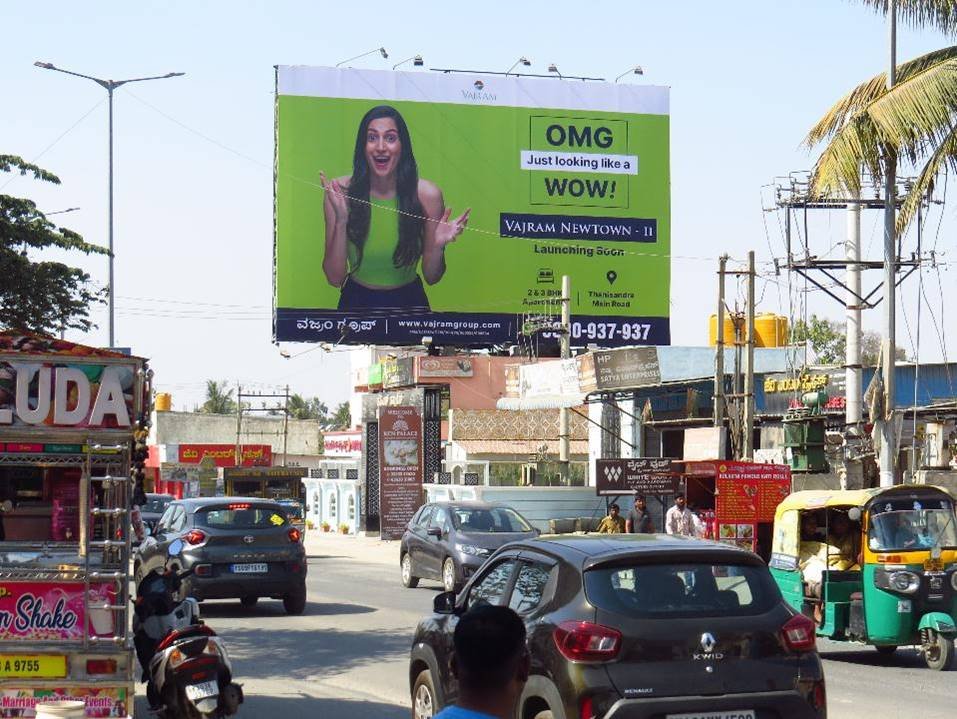 Hoarding Advertising in Kannur Jnc FTT Bagalur - Bangalore