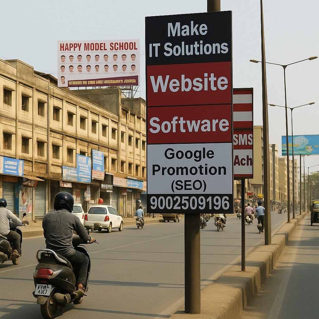 Pole Kiosk Advertising towards Pitampura - Delhi