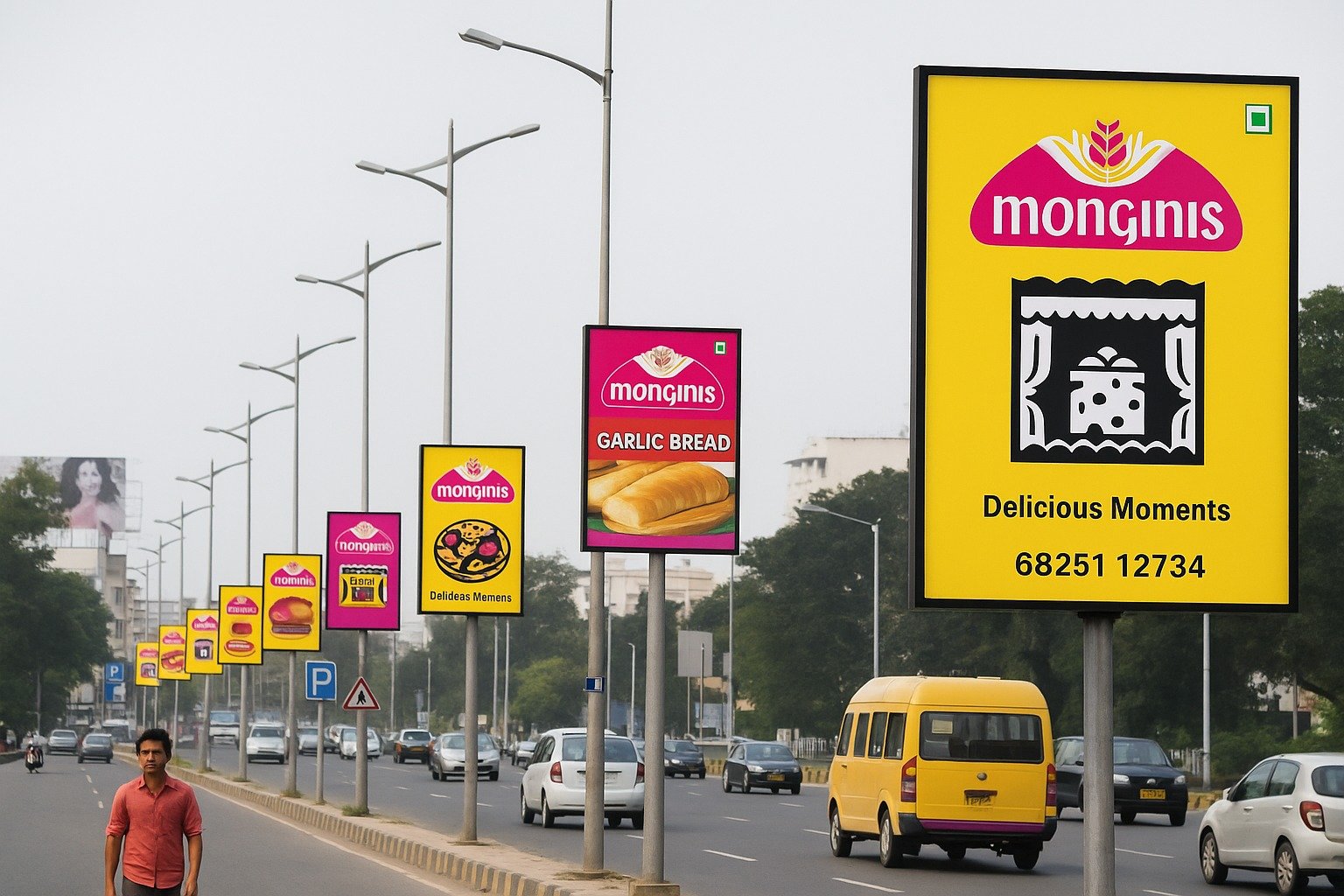 Pole kiosk advertising in Mayur Vihar/Noida delhi - Delhi