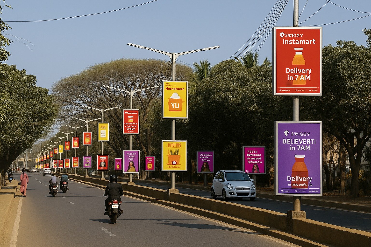 Polekiosks nr Chattarpur Delhi - Delhi