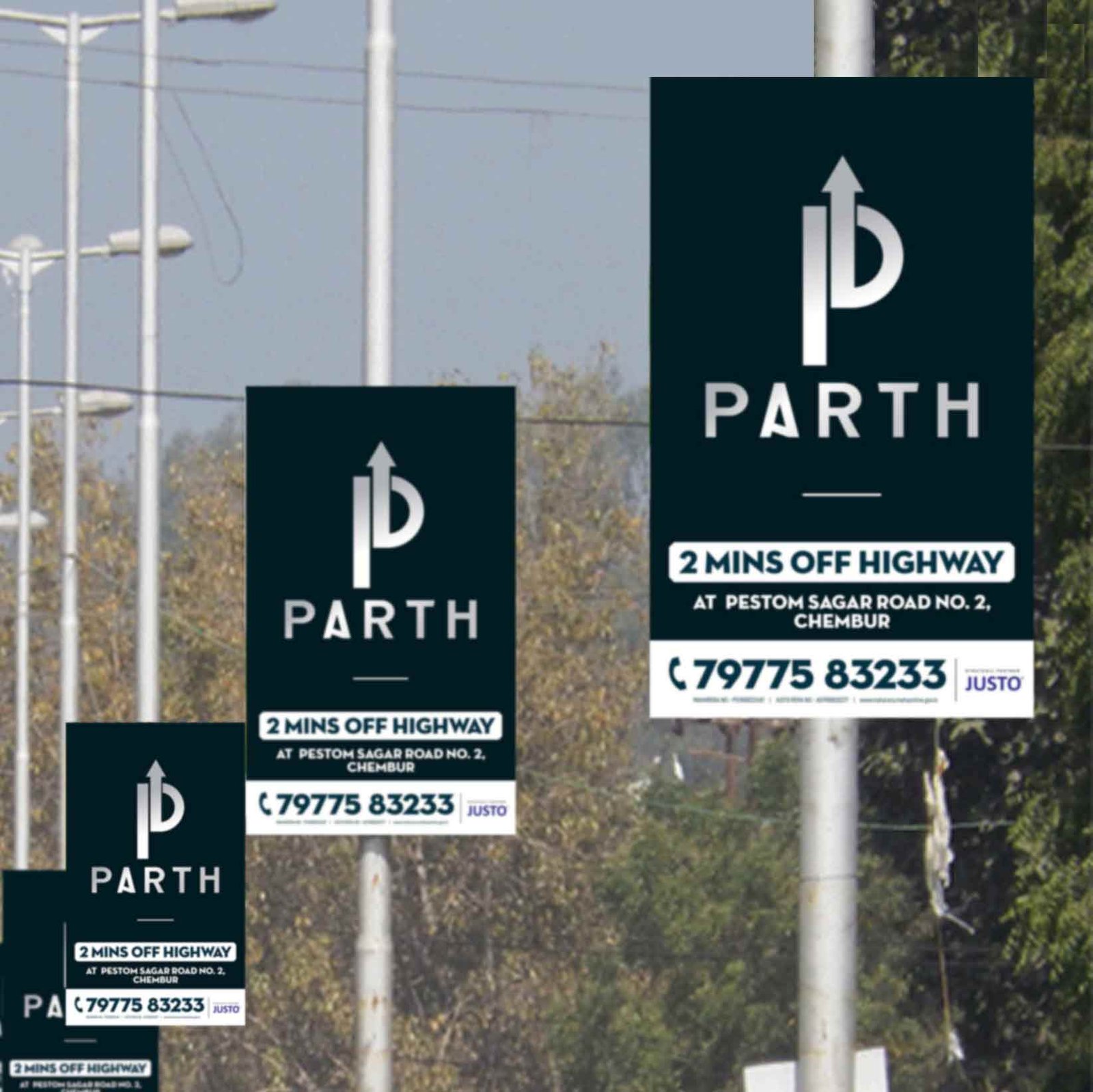 Pole kiosk advertising in Dadar mumbai - Mumbai