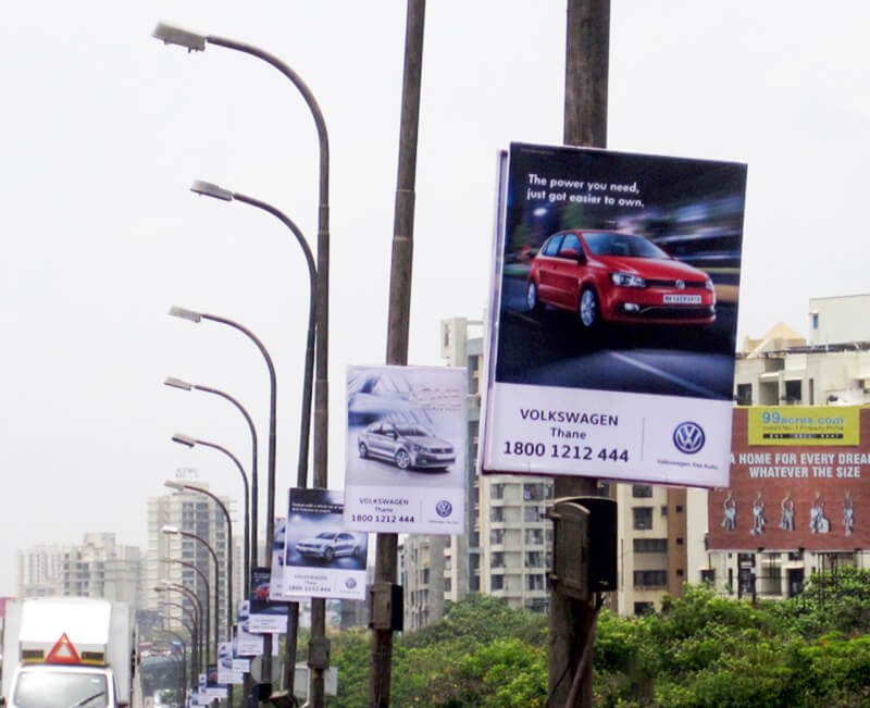 Pole Kiosk Advertising in Sector 46 Faridabad - Haryana