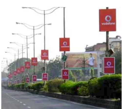 Pole Kiosk Advertising in Sector 75 Faridabad - Haryana