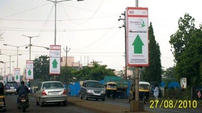 Pole Kiosk Advertising in Faridabad Sector 55 - Haryana