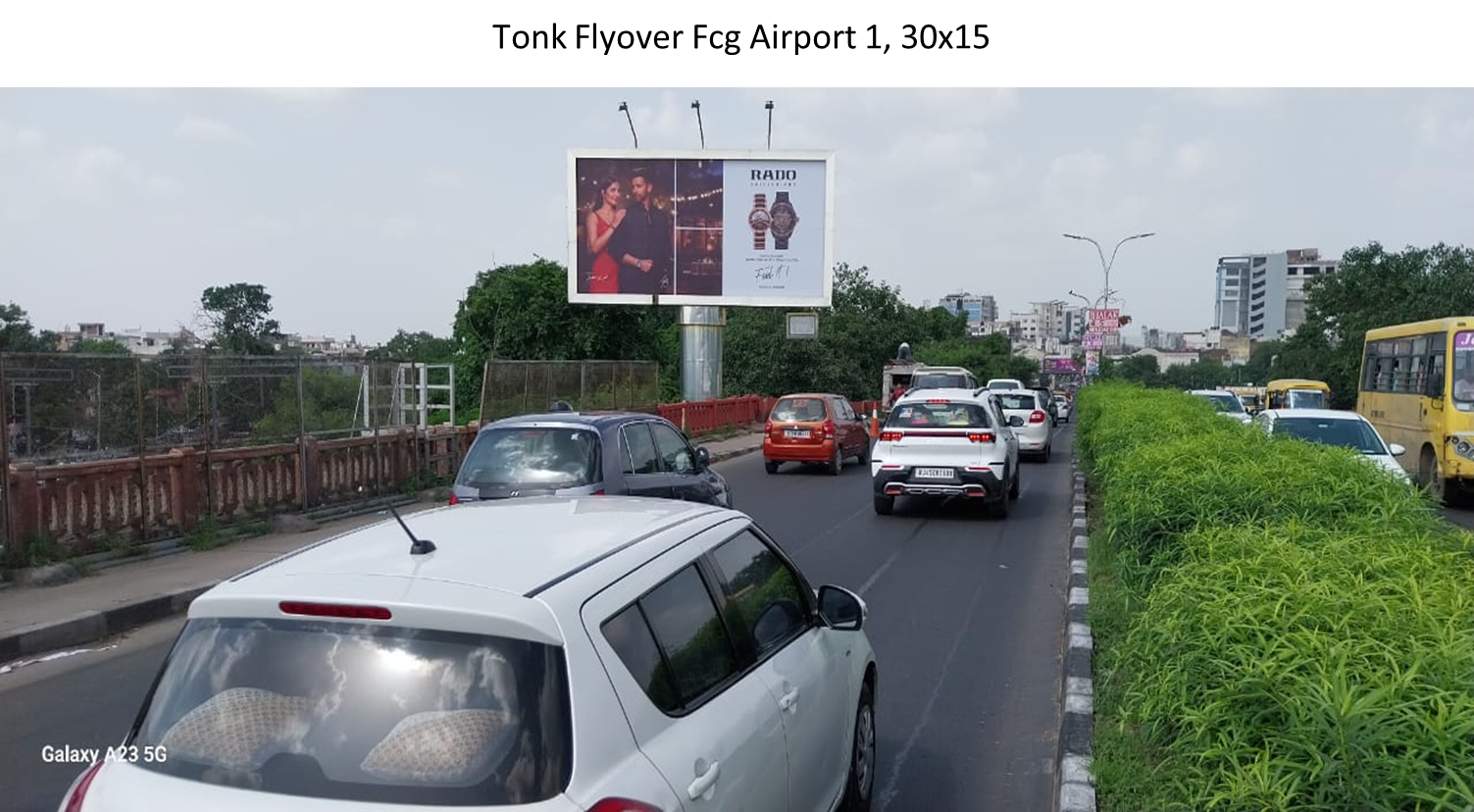 Hoarding Advertising in Tonk Flyover - Rajasthan
