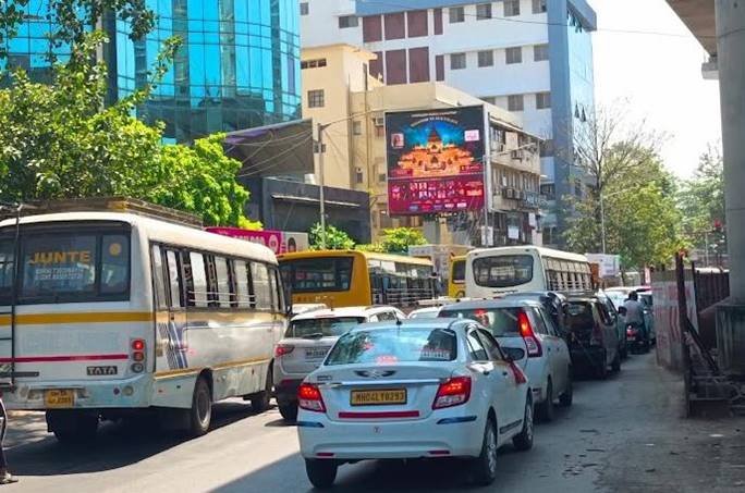 Hoarding Advertising at Bandra SV Road near Lucky Junction - Mumbai