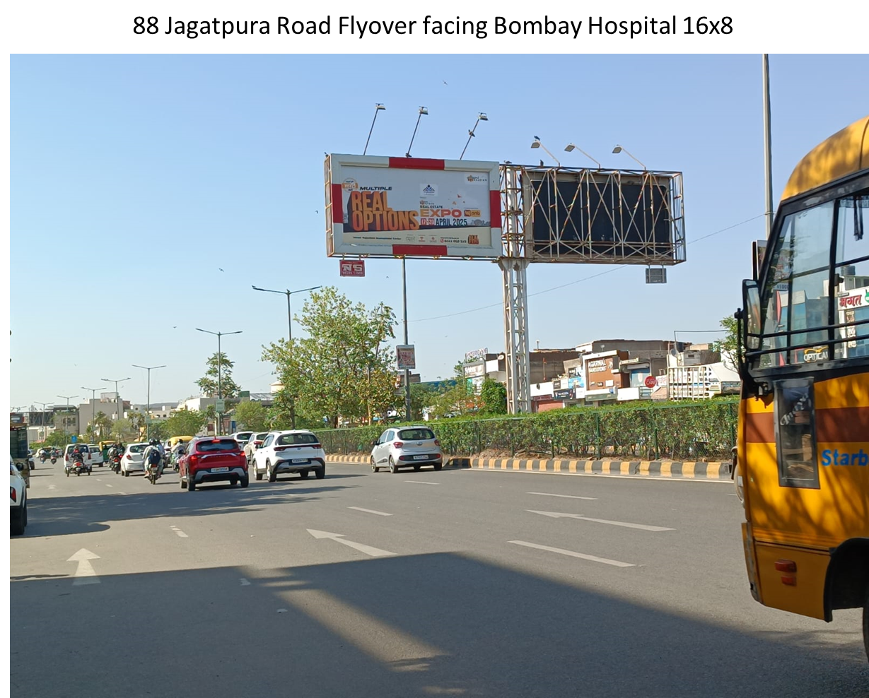Hoarding Advertising in Jagatpura Road RJ32143 - Rajasthan