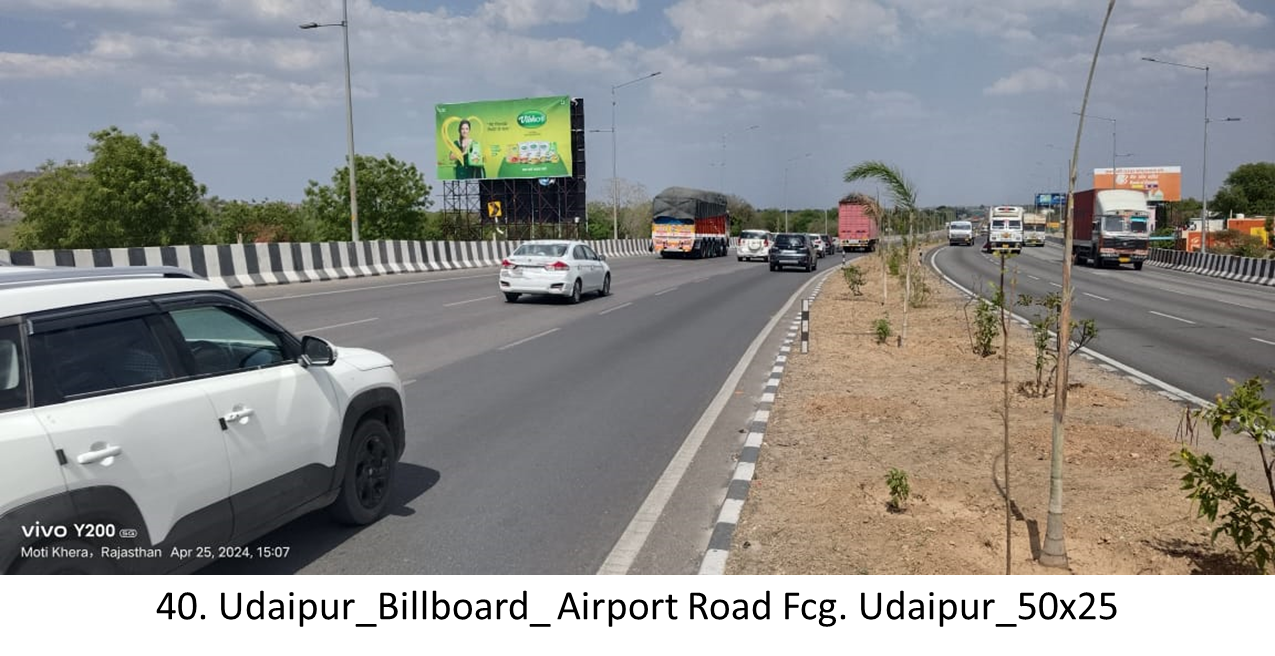 Hoarding Advertising in Udaipur Airport road, Udaipur, Rajasthan - Rajasthan