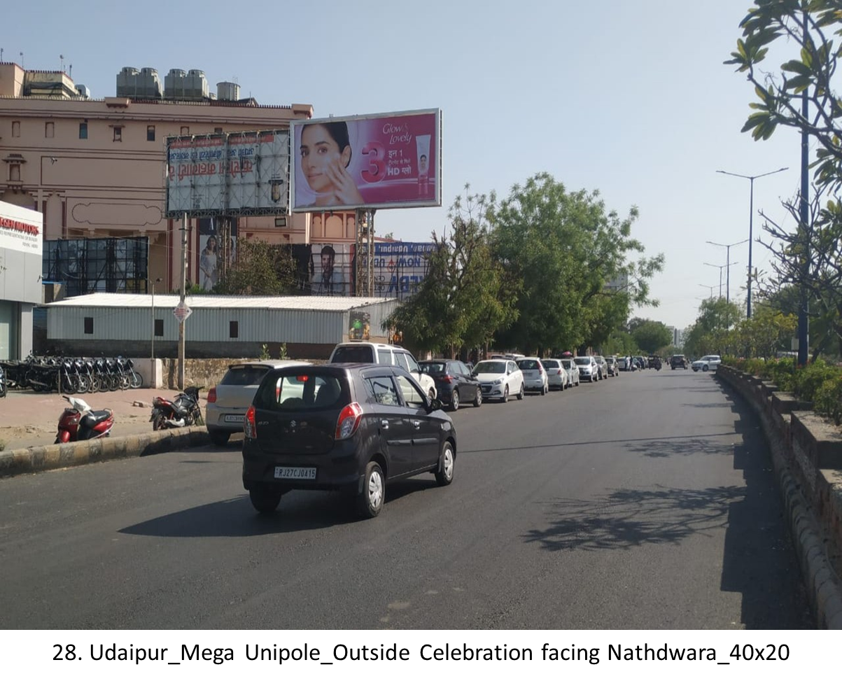 Hoarding Advertising in Celebration Nathdwara - Rajasthan