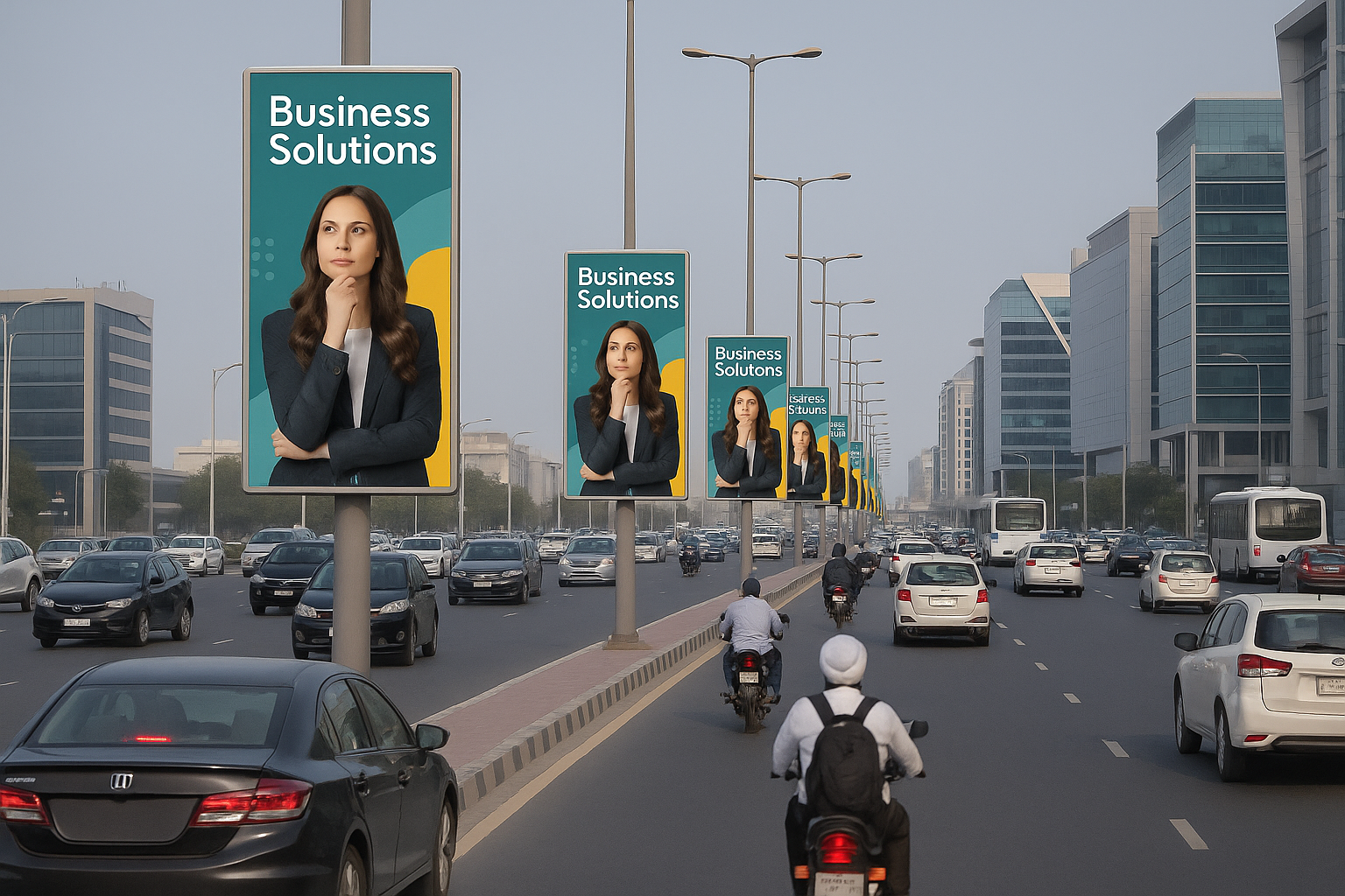 Pole Kiosks in Smart Market Faridabad - Faridabad