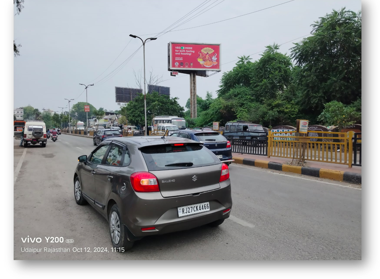 Hoarding Advertising in Udaipur Road - Rajasthan