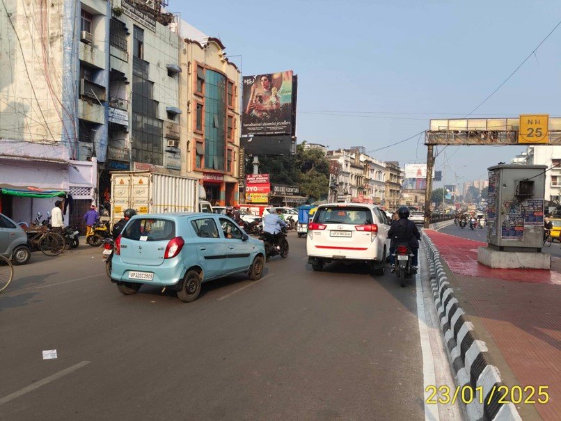 Unipole advertising in Charbagh Railway Station lucknow - Lucknow