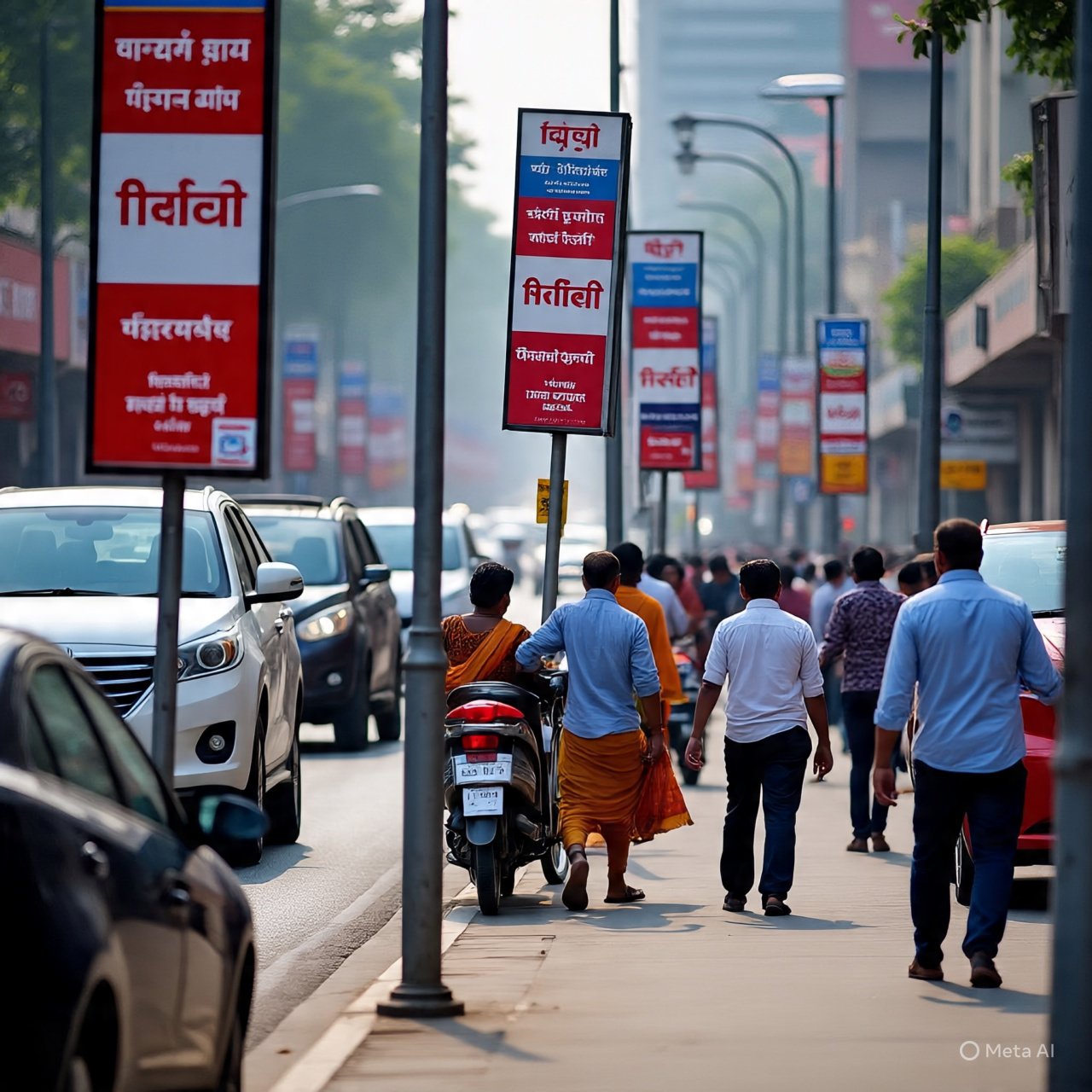 Pole Kiosk Advertising in Mansarovar Metro Station Rd - Rajasthan