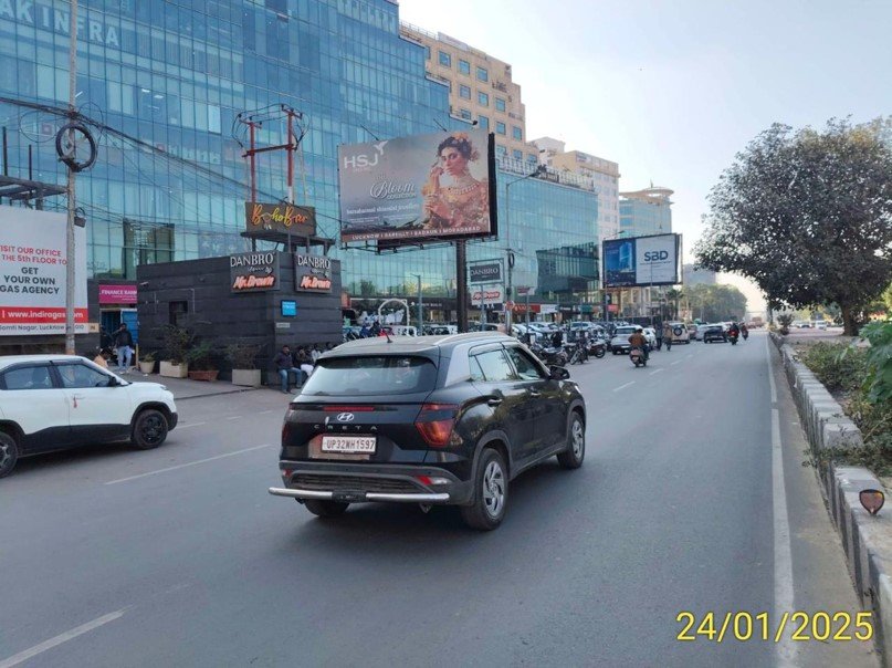 Hoarding Advertising in Vibhuti Khand Road - Lucknow