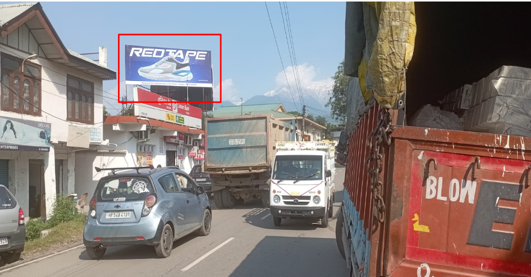 Billboard advertising around Kangra himachal pradesh - Himachal Pradesh