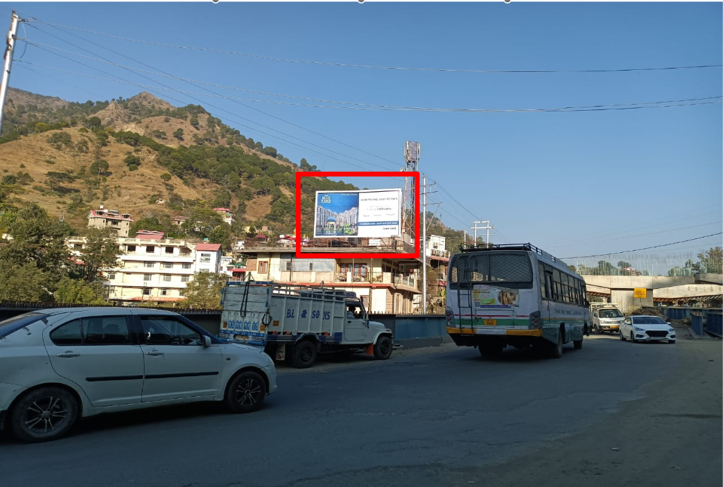 Digital billboard in Chambaghat Main Market Himachal Pradesh - Himachal Pradesh