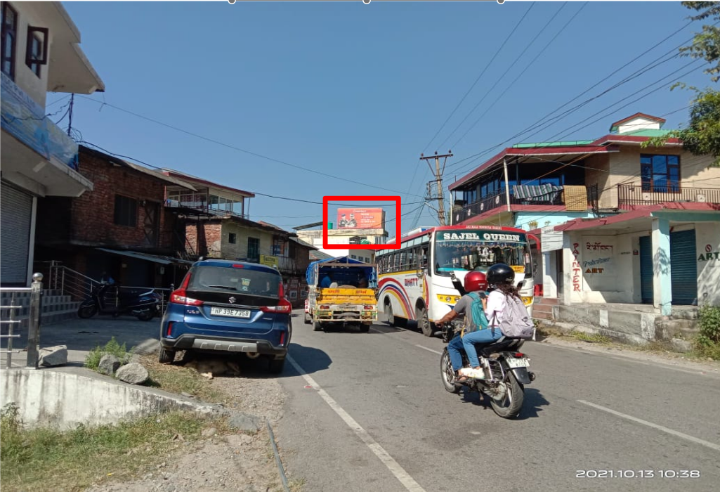 Hoarding Advertising at Dharamshala Kangra himachal pradesh - Himachal Pradesh