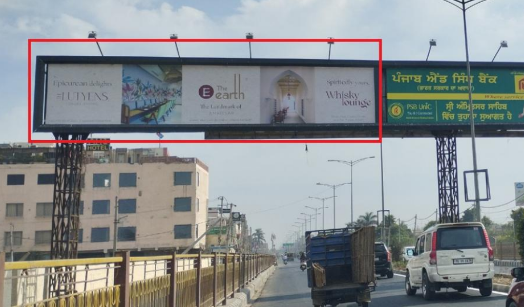 Gantry Advertising on Airport Road - Punjab
