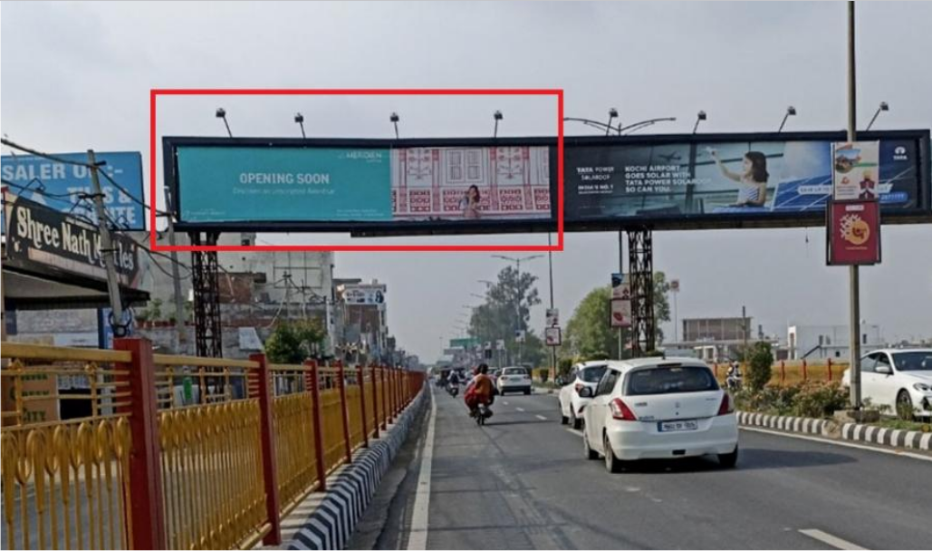 Gantry Advertising on Airport Road City facing - Punjab