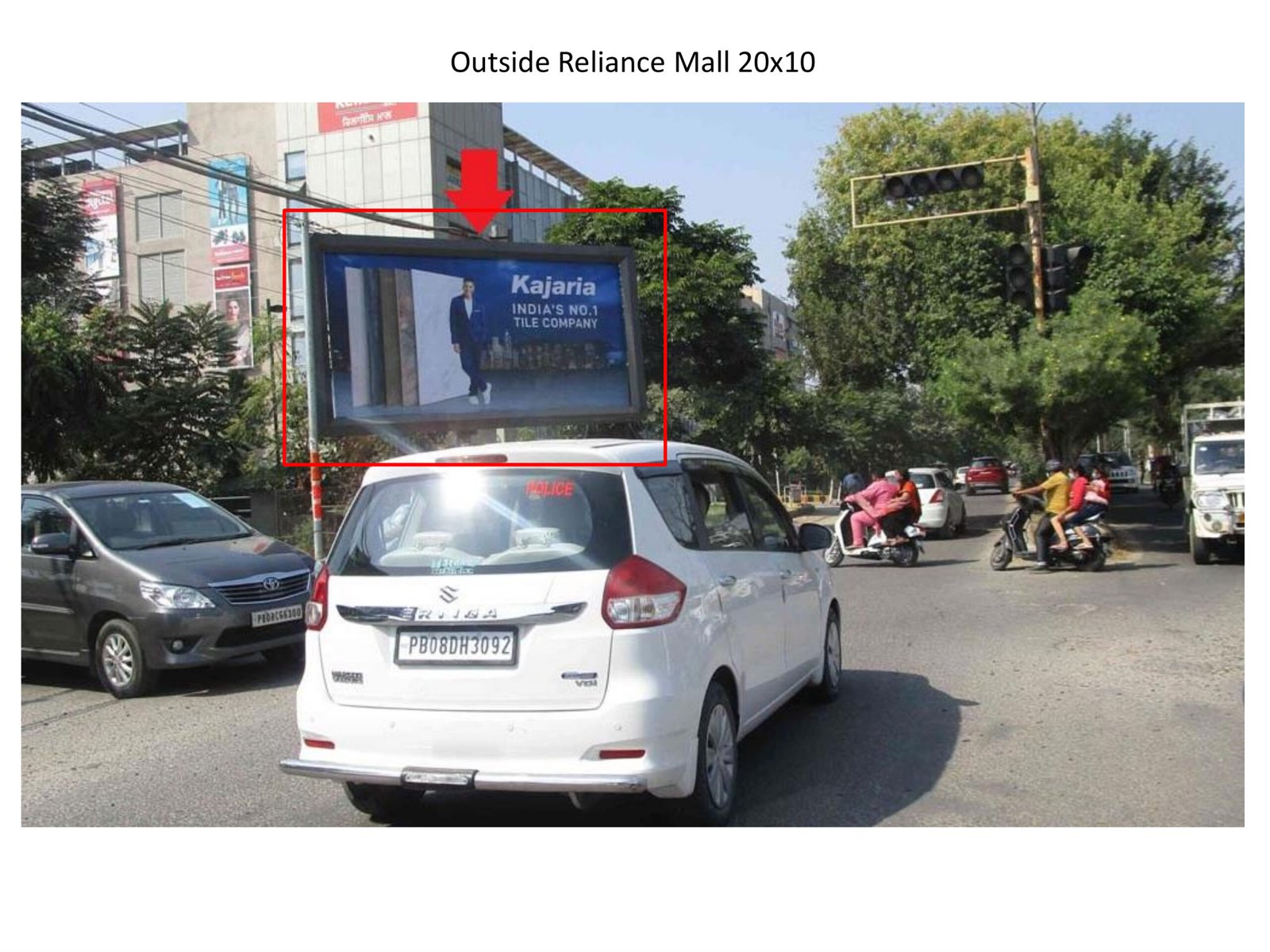 Digital Billboard Advertising in Outside Reliance Mall, Punjab - Punjab