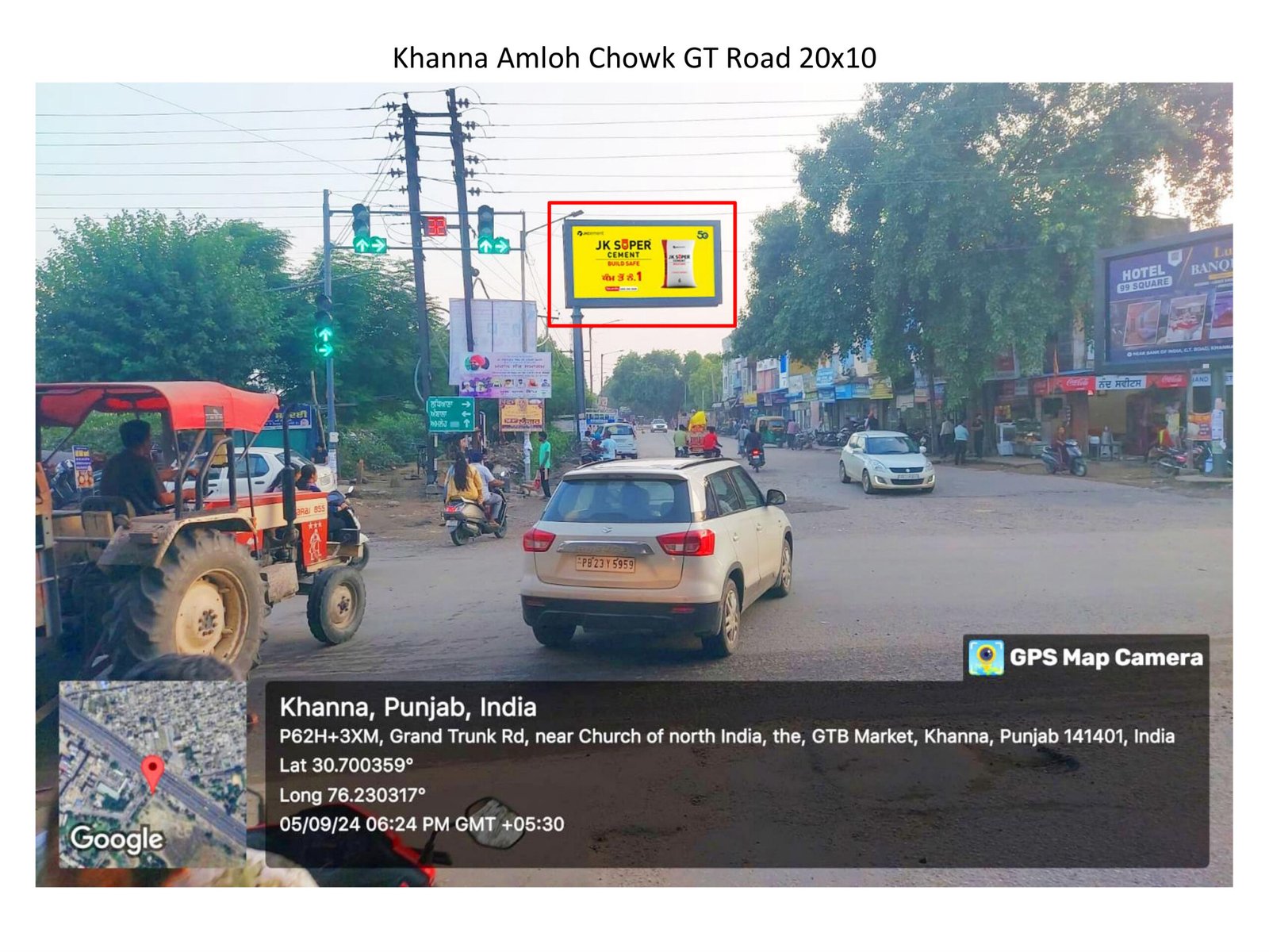 Digital billboard branding in Khanna GT Road punjab - Punjab
