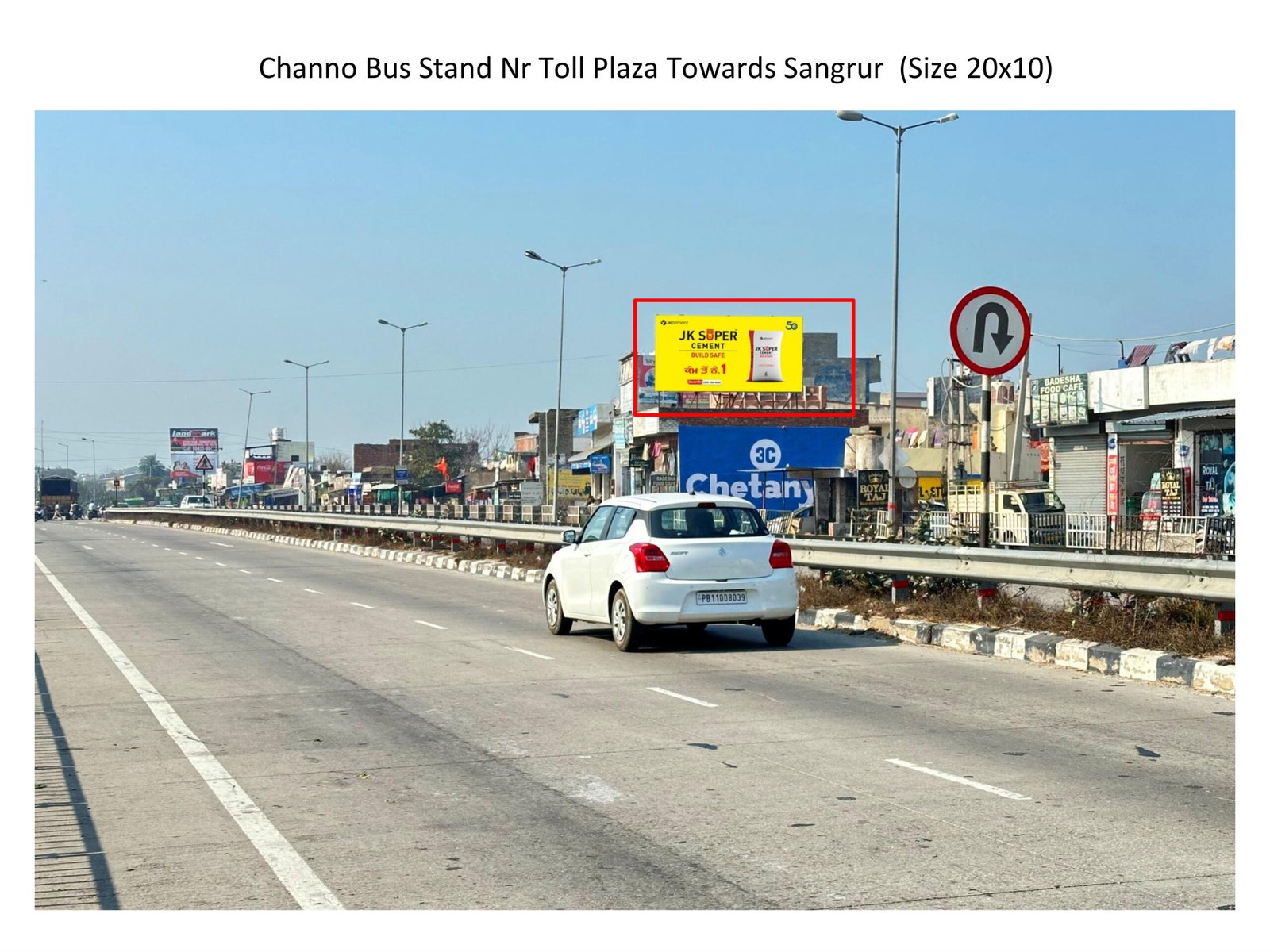 Highway Hoardings at Toll Plaza Towards Sangrur Punjab - Punjab