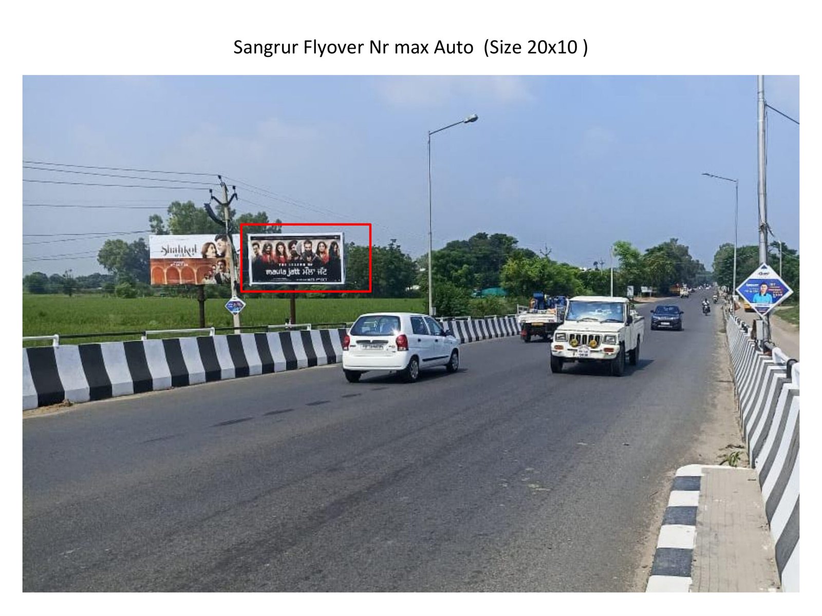 Hoarding Advertising in Sangrur Flyover - Punjab